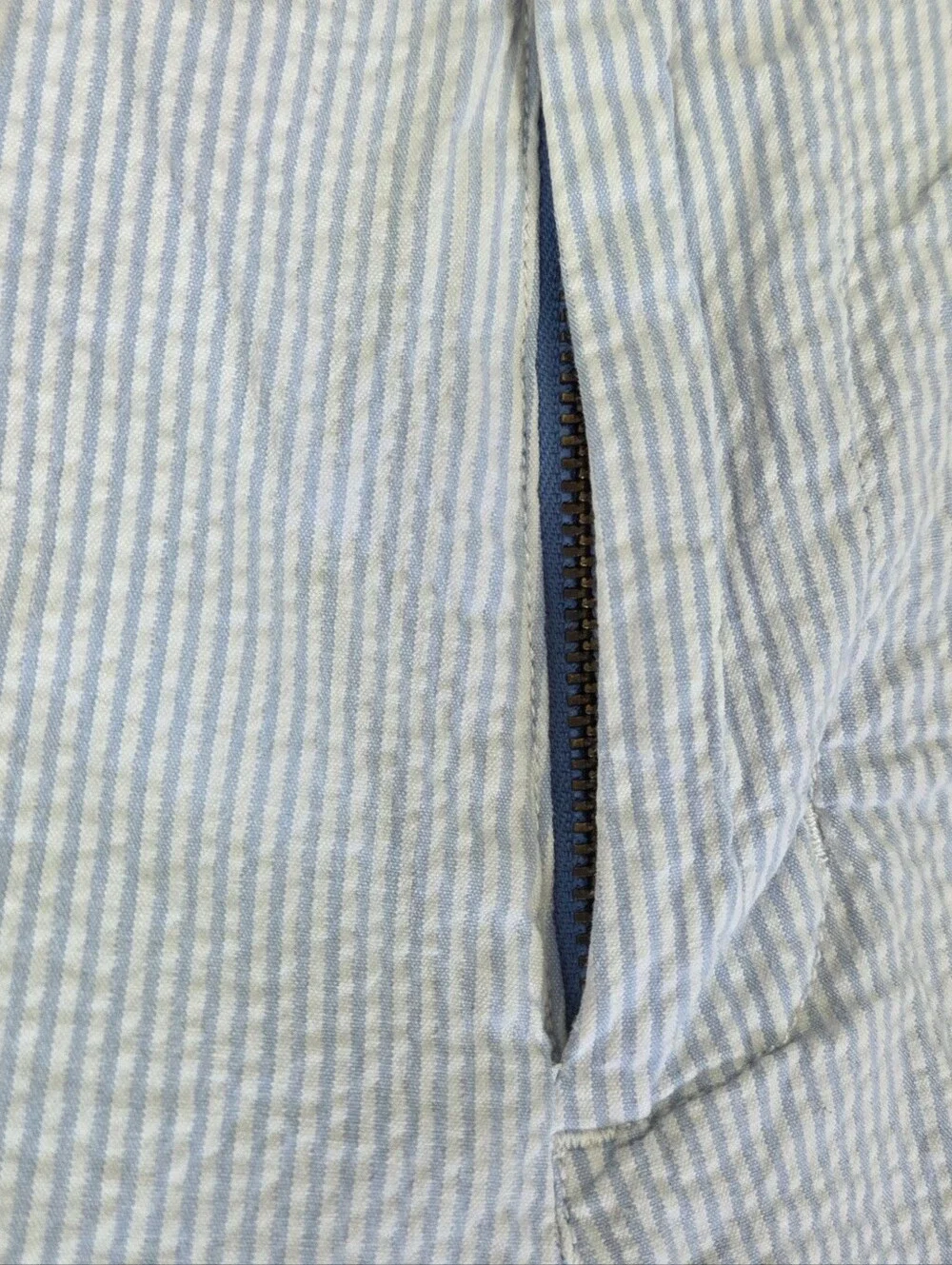 Vineyard Vines Seersucker Pinstripe Breaker Shorts Size 30 Blue/White Preppy